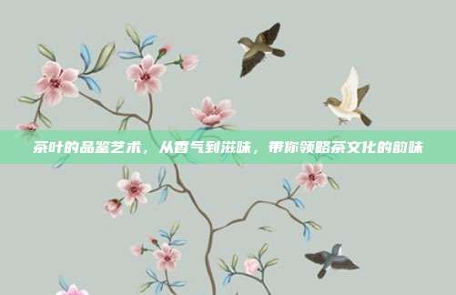 茶叶的品鉴艺术，从香气到滋味，带你领略茶文化的韵味