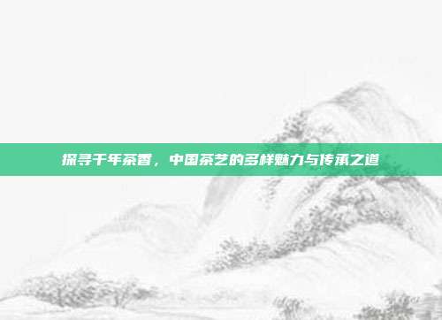 探寻千年茶香，中国茶艺的多样魅力与传承之道