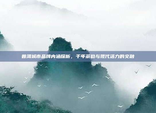 普洱城市品牌内涵探析，千年茶韵与现代活力的交融