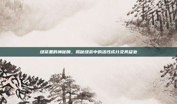 绿茶里的神秘酶，揭秘绿茶中的活性成分及其益处