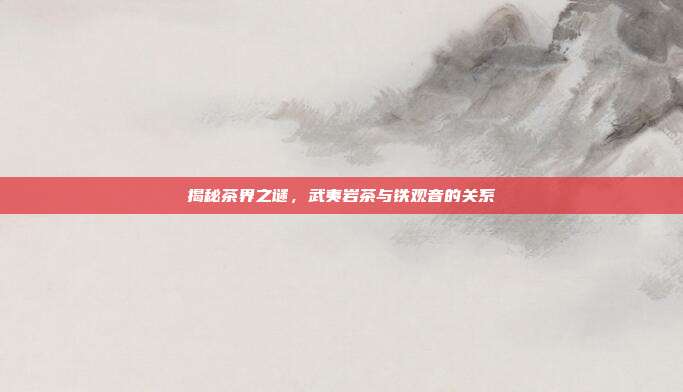 揭秘茶界之谜，武夷岩茶与铁观音的关系