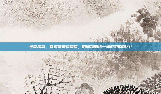 寻香品茗，铁观音推荐指南，带你领略这一杯好茶的魅力！