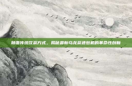 颠覆传统饮茶方式，揭秘最新乌龙茶速包机的革命性创新