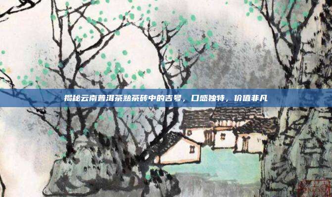 揭秘云南普洱茶熟茶砖中的吉号，口感独特，价值非凡