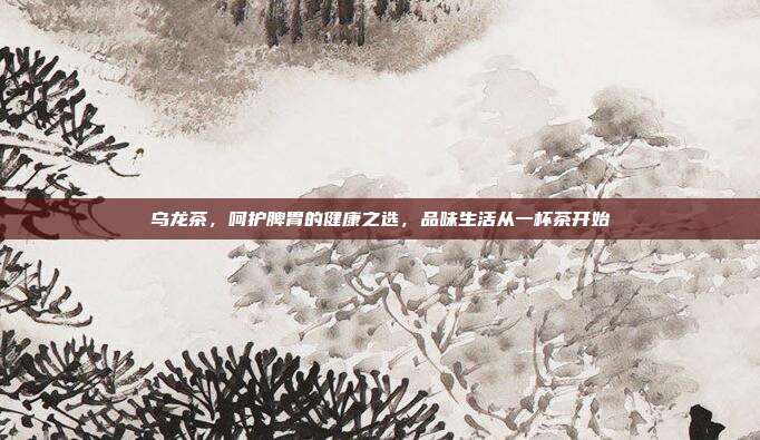 乌龙茶，呵护脾胃的健康之选，品味生活从一杯茶开始
