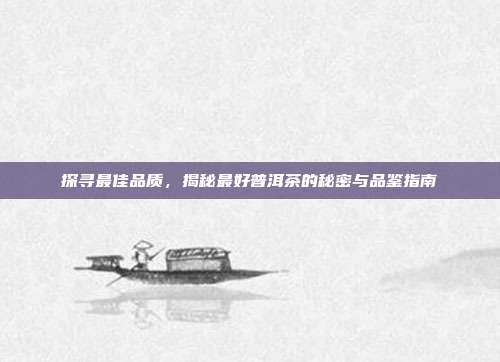 探寻最佳品质，揭秘最好普洱茶的秘密与品鉴指南