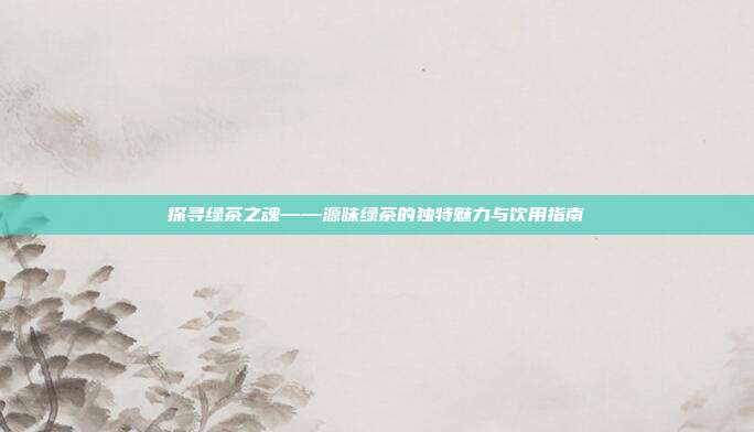 探寻绿茶之魂——源味绿茶的独特魅力与饮用指南