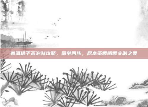 普洱橘子茶泡制攻略，简单四步，尽享茶香橘香交融之美