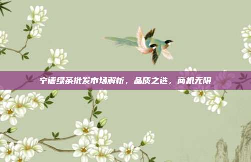 宁德绿茶批发市场解析，品质之选，商机无限