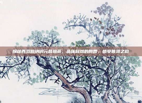 探秘西双版纳润元昌熟茶，品味自然的醇香，感受普洱之韵