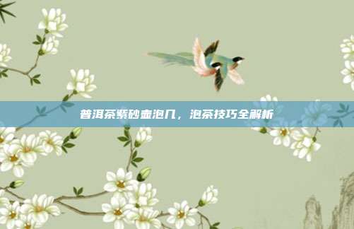 普洱茶紫砂壶泡几，泡茶技巧全解析