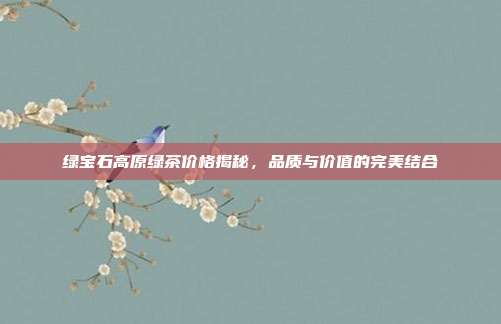 绿宝石高原绿茶价格揭秘，品质与价值的完美结合