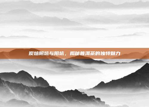 炭焙阴坑与阳坑，揭秘普洱茶的独特魅力
