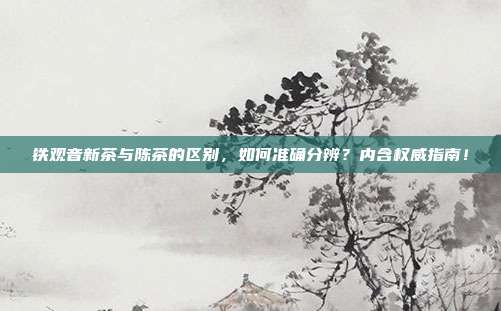 铁观音新茶与陈茶的区别，如何准确分辨？内含权威指南！
