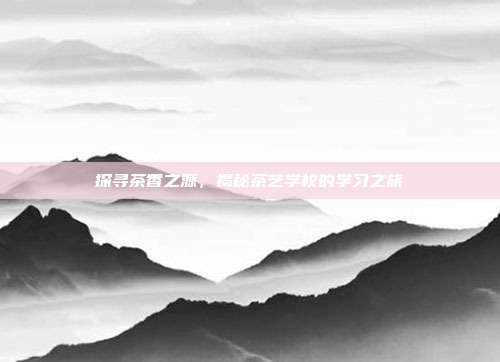 探寻茶香之源，揭秘茶艺学校的学习之旅