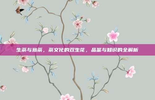 生茶与熟茶，茶文化的双生花，品鉴与知识的全解析