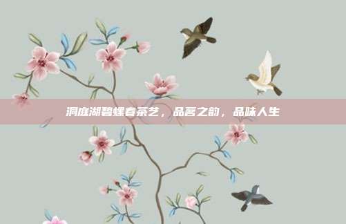 洞庭湖碧螺春茶艺，品茗之韵，品味人生