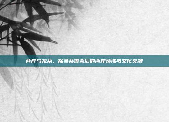 两岸乌龙茶，探寻茶香背后的两岸情缘与文化交融