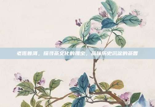 老佤普洱，探寻茶文化的瑰宝，品味历史沉淀的茶香