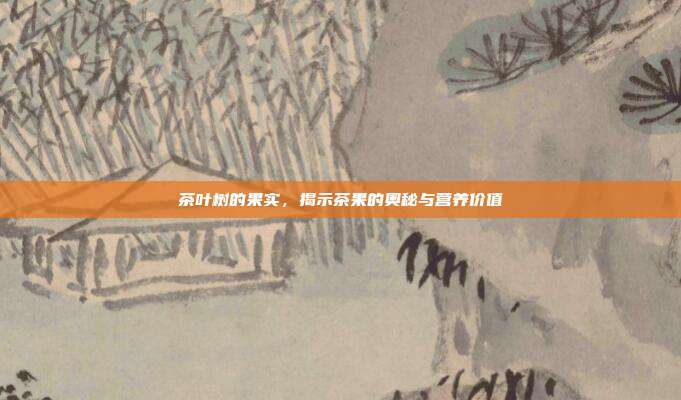 茶叶树的果实，揭示茶果的奥秘与营养价值