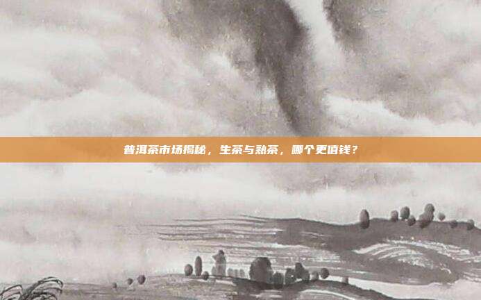 普洱茶市场揭秘，生茶与熟茶，哪个更值钱？
