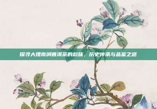 探寻大理南涧普洱茶的韵味，历史传承与品鉴之道