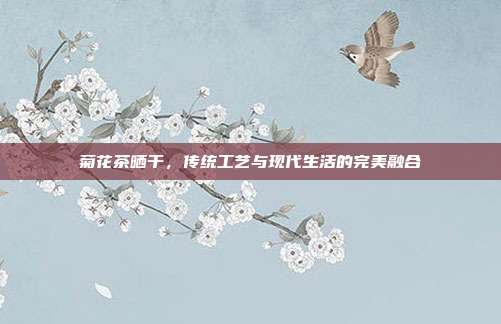 菊花茶晒干，传统工艺与现代生活的完美融合