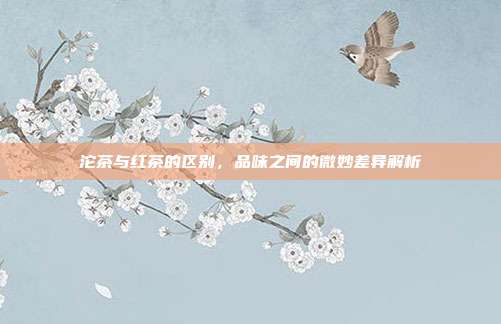 沱茶与红茶的区别，品味之间的微妙差异解析