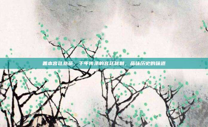 善本宫廷熟茶，千年传承的宫廷秘制，品味历史的味道