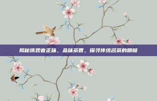 揭秘铁观音正味，品味茶香，探寻传统名茶的精髓