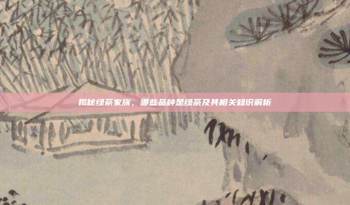 揭秘绿茶家族，哪些品种是绿茶及其相关知识解析