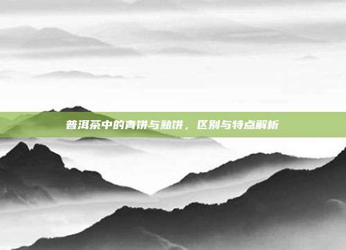 普洱茶中的青饼与熟饼，区别与特点解析