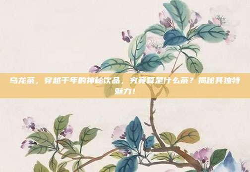 乌龙茶，穿越千年的神秘饮品，究竟算是什么茶？揭秘其独特魅力！