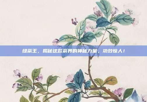 绿茶王，揭秘这款茶界的神秘力量，功效惊人！