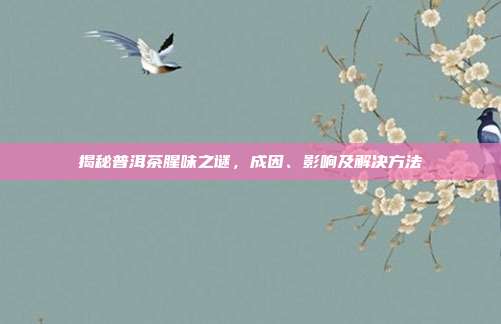 揭秘普洱茶腥味之谜，成因、影响及解决方法