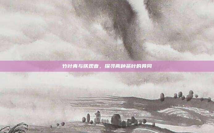 竹叶青与铁观音，探寻两种茶叶的异同