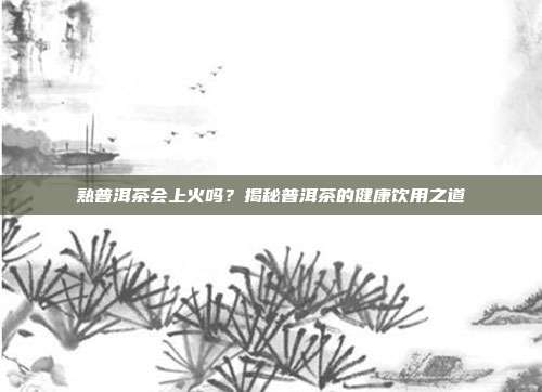 熟普洱茶会上火吗？揭秘普洱茶的健康饮用之道