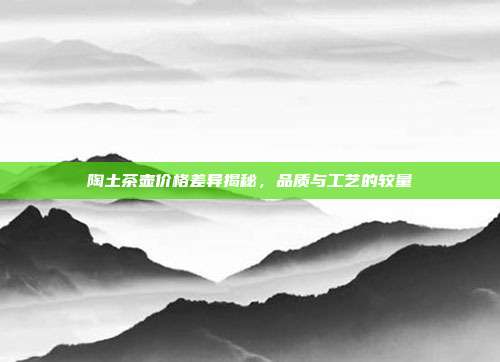 陶土茶壶价格差异揭秘，品质与工艺的较量