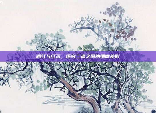 晒红与红茶，探究二者之间的细微差别