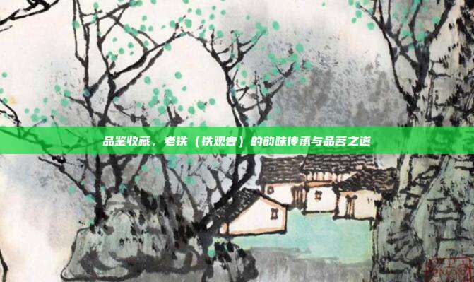 品鉴收藏，老铁（铁观音）的韵味传承与品茗之道
