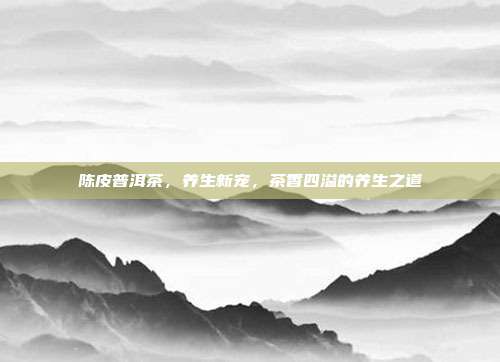 陈皮普洱茶，养生新宠，茶香四溢的养生之道