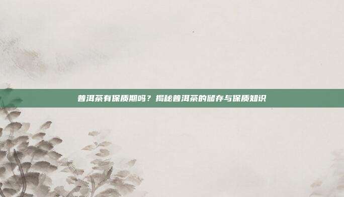 普洱茶有保质期吗？揭秘普洱茶的储存与保质知识