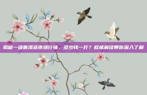 揭秘一级普洱茶市场行情，多少钱一斤？权威解读带你深入了解