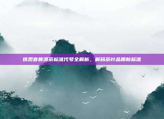 铁观音普洱茶标准代号全解析，解码茶叶品质新标准