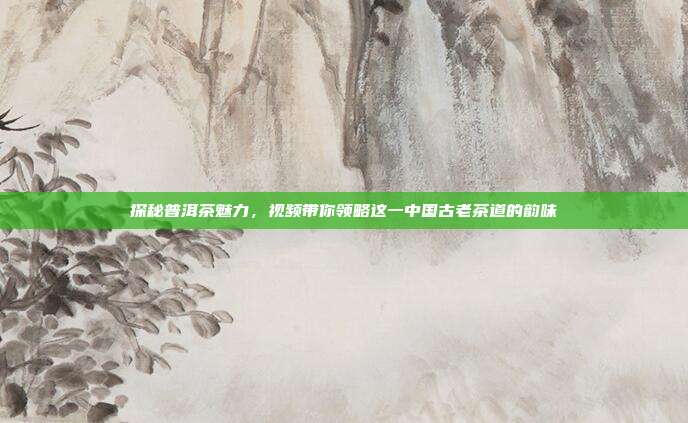探秘普洱茶魅力，视频带你领略这一中国古老茶道的韵味