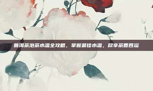 普洱茶泡茶水温全攻略，掌握最佳水温，尽享茶香四溢