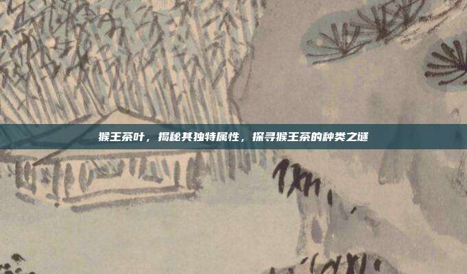 猴王茶叶，揭秘其独特属性，探寻猴王茶的种类之谜