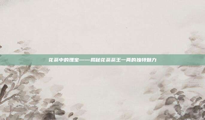 花茶中的瑰宝——揭秘花茶茶王一两的独特魅力