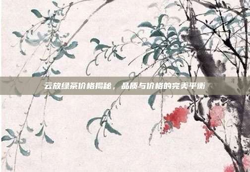 云放绿茶价格揭秘，品质与价格的完美平衡