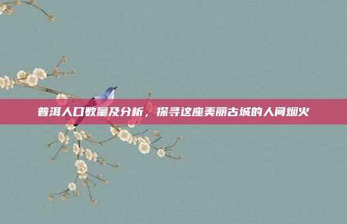 普洱人口数量及分析，探寻这座美丽古城的人间烟火